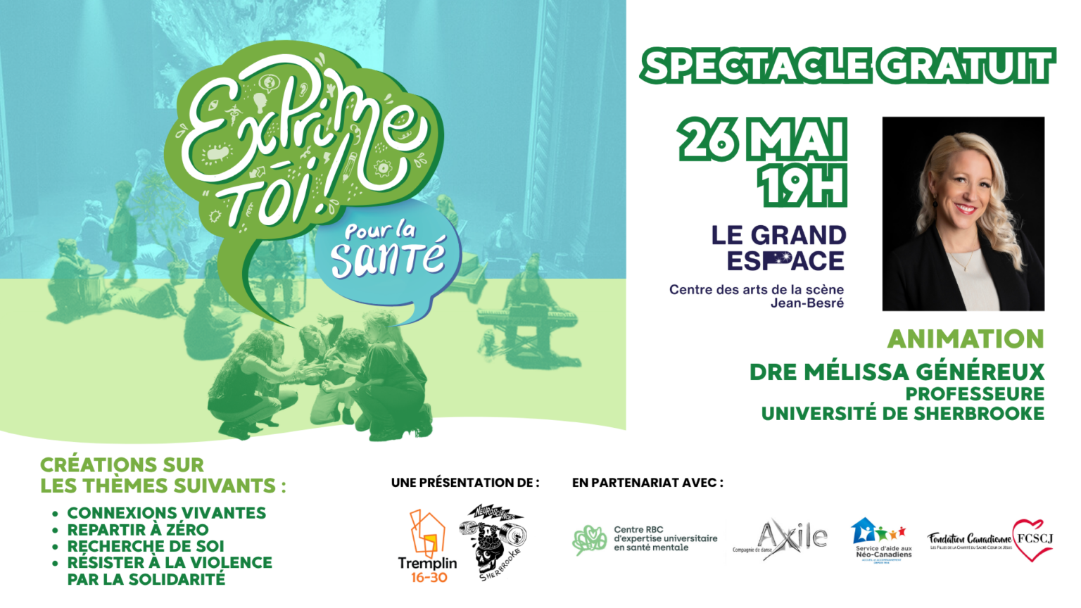Spectacle Praim Spectacle Exprime-toi! pour la santé - édition 2026 - Le Tremplin 16-30 ...